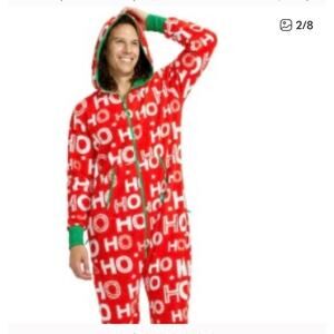 Tipsy Elves Fleece Holiday Christmas Cozy Pajamas with Hood NWOT Sz XS